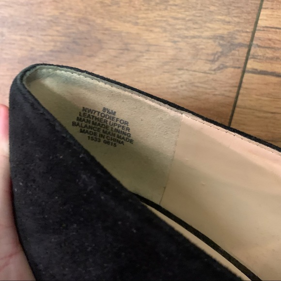 Nine West Suede Black Heels - Picture 7 of 10